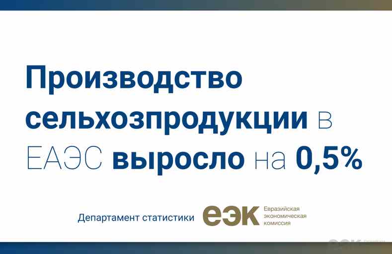Статданные по производству сельхозпродукции в ЕАЭС